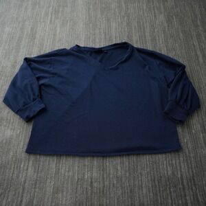 G by Giuliana 2 Piece Set Somen Navy Blue Sweatshirt Sweatpants Plus Size 2X
